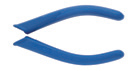 Modrá strukturovaná termoplastická rukojeť