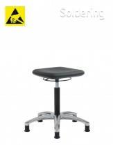 Clean room pracovní stolička Pu-Soft Touch C–WG143HAP