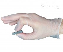 ESD pracovní rukavice, velikost XS, 100ks/bal