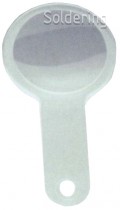 Ruční lupa s plastovou bikonvexní čočkou L4005