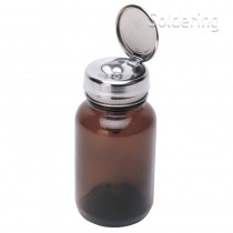 ESD dávkovací lahvička One-Touch, hnědá, skleněná, 120ml, 35315