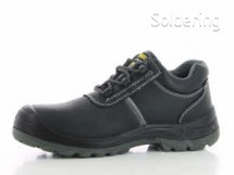 ESD kožené pracovní boty, černé, unisex, S3, velikost 44