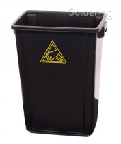 ESD odpadkový koš, 60 litrů, 460x310x600mm