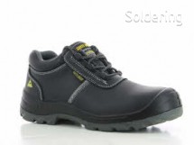 ESD kožené pracovní boty, černé, unisex, S3, velikost 45