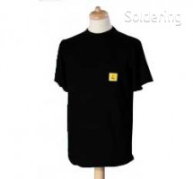 ESD triko s krátkým rukávem StaticTec, černé, XXL