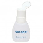 DESCO Europe - ESD dávkovací lahvička Twist-Lock, bílá, nápis "Alcohol", 240ml, 35216