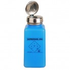  - ESD dávkovací lahvička One-Touch durAstatic®, modrá, nápis "IPA", 240ml, 35289