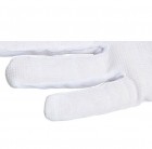 ESD pracovní rukavice StaticTec, s PVC tečkami, textilní, bílé, velikost S, 10 párů/bal