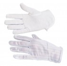  - ESD pracovní rukavice StaticTec, s PVC tečkami, textilní, bílé, velikost S, 10 párů/bal