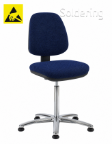 ESD pracovní židle Standard, PC, ESD5, A-VL1461HAS modrá