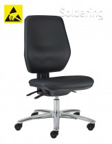 Clean room ESD pracovní židle Professional, PCX, POLISTAT 1104, C–EX1111AS