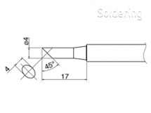 Pájecí hrot HAKKO T34-C4
