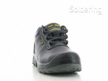 ESD kožené pracovní boty, černé, unisex, S3, velikost 47