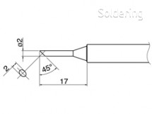 Pájecí hrot HAKKO T34-C2