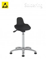 Clean room ESD pracovní židle Sit-stand Pu-Soft C–TL154HAP