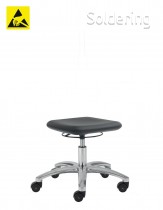 Clean room ESD pracovní stolička Pu-Soft Touch C–WG141AP