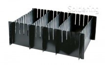 Dělič do ESD krabiček DIVIPRINT, L=250, H=200, rozteč 32 mm, 7 štěrbin