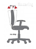 Mechanismus OS (HARMONIC TILTING) - libovolný sklon židle dopředu a dozadu
