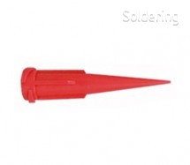 Dávkovací jehla, plastová, 25G, 0,28 mm, 32 mm, červená, 50ks/bal