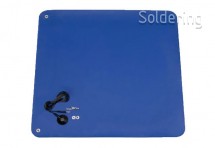 Sada pro ESD pracovní plochu StaticTec Compakt, 60x60cm, tmavě modrá