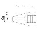 Odpájecí hrot  A 1502, Nozzle 1,6 mm