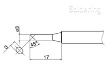 Pájecí hrot HAKKO T34-C3