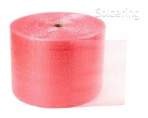 Disipativní bublinková LDPE fólie, růžová
