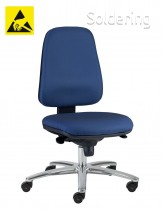ESD pracovní židle Standard, TS, ESD5, A-VL1117AS, modrá