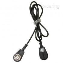 Zemnicí kabel, 10mm/10mm, 0,7m, 1MΩ rezistor, 230495