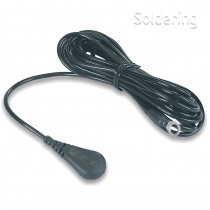 Zemnicí kabel, 10mm/očko, 4,5m, 1MΩ rezistor, 60358