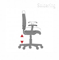 Mechanismus GS (GAS LIFT) - nastavení výšky sedadla 
