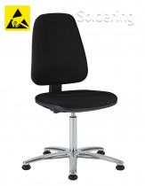 ESD pracovní židle Standard, PC, ESD2, A-VL1661HAS, černá