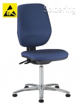 ESD pracovní židle Professional, ASX, ESD5, A-EX1663HAS modrá