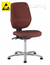 ESD pracovní židle Professional, PCX, ESD5, A-EX1661HAS červená