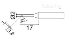 Pájecí hrot 900M-T-2CM