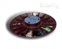 Náhradní talíř do karuselů, černý, 450mm, ESD