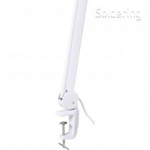 Stolní lupa s LED osvětlením TOOLCRAFT, 60 SMD LED, 8D, 3x, 3x127mm, bílá