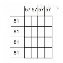 Vnitřní přihrádky do zásuvek MOD40, 16 přihrádek 57x81mm