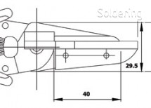 Speciální nůžky CSP 30/8 D, ESD