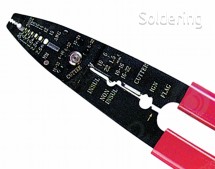 Odizolovací kleště / nůžky / vrubovací nástroj 3 v 1, 215mm