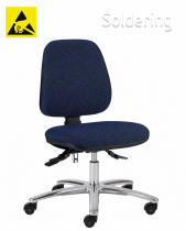 ESD pracovní židle Standard, PC, ESD5, A-VL1011AS modrá