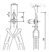 Štípací kleště TR 30 58