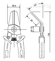 Odizolovací kleště CSP 30/G