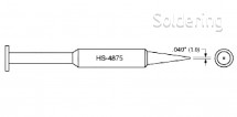 Pájecí hrot 900S-T-B (HS-4875)