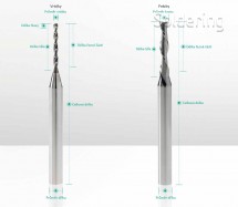 Vrták na DPS MU42S, Ød:0,15mm, L2:3,0mm