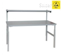 ESD / antistatický pracovní stůl KULT, s policí