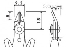 Štípací kleště TR 20 SM D, ESD