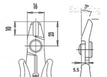 Štípací kleště TTR 5500 D, ESD