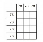 Vnitřní přihrádky do zásuvek MOD40, 12 přihrádek 78x78mm