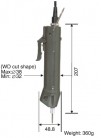 Elektrický šroubovák BL 5000 HEX ESD - rozměry